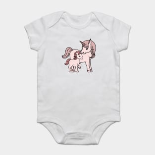 Unicorn, Mother and Child, Unicorns Mothers Day Gift Baby Bodysuit